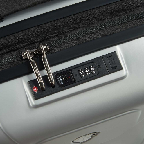 خرید چمدان دلسی مدل پژو سایز کابین رنگ خاکستری چمدان ایران - delsey paris PEUGEOT ZIP CABINE 55 CM 00100780111 chamedaniran 4